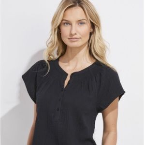 Vineyard Vines - Seastitch Double Gauze Flutter Top